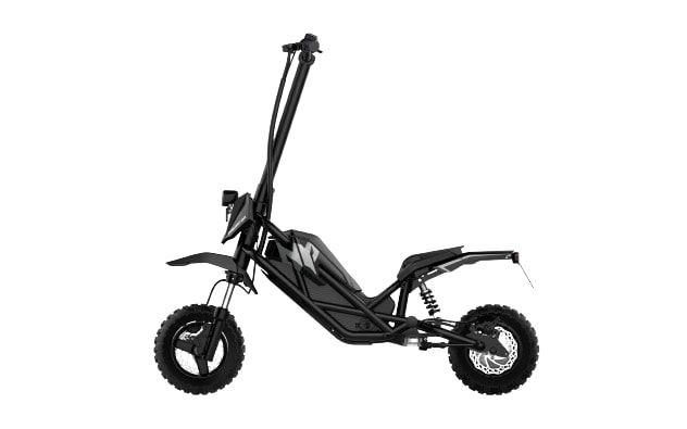 Acer AES025 E-Scooter – 25 Km/h, Moteur 500 W, Pliable, écran LCD, Charge Max 120 Kg – Noir/Vert