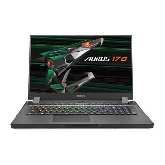 PC Portable Gigabyte Aorus 17G 17,3" 300Hz FHD Intel Core i7 32 Go RAM 1 To SSD Carte graphique Nvidia RTX 3080 Noir - 1