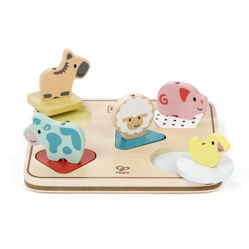 Puzzle 3D sonore Hape Animaux de la ferme