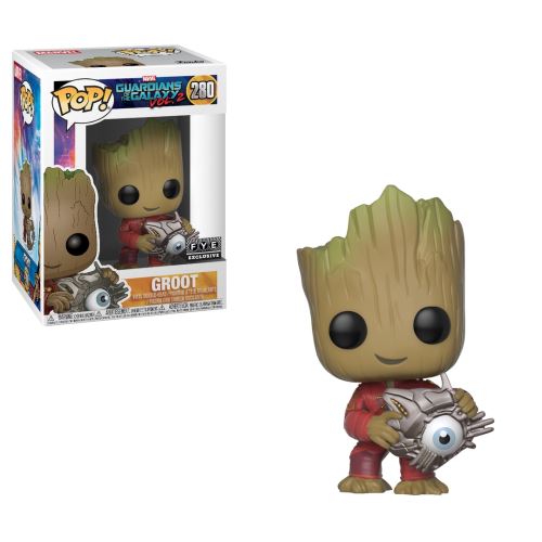 Figurine Funko Pop Marvel Guardians of the Galaxy Groot Cyber Eye Exclusivité FNAC