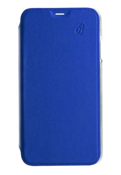 Etui folio en cuir Beetlecase Bleu pour iPhone 6/6s/7/8/SE 2020