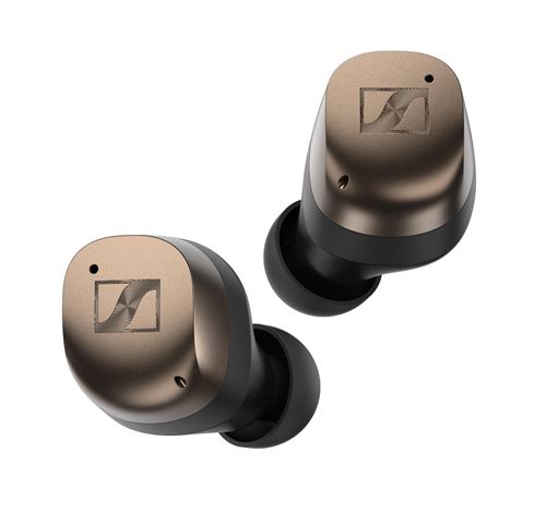 Ecouteurs intra-auriculaires Sennheiser Momentum True Wireless 4 avec réduction de bruit Noir et Or