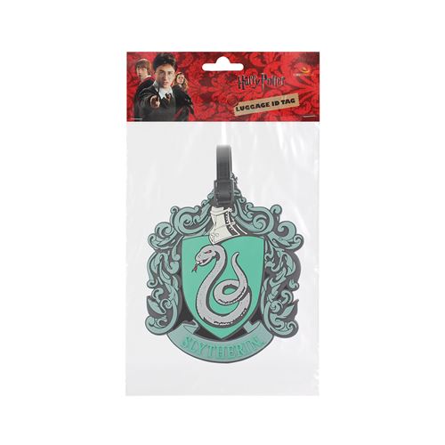Porte-étiquette pour bagage Cinereplicas Harry Potter Logo Serpentard