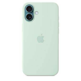 Coque en silicone compatible MagSafe Aquamarine pour iPhone 16 Plus - 1