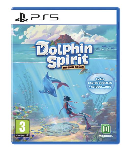 Pochette avant du jeu Dolphin Spirit Mission Ocean PS5