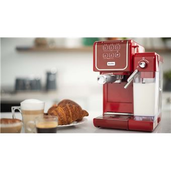 Machine à expresso Breville Prima Latte III VCF147X Rouge