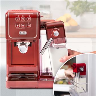 Machine à expresso Breville Prima Latte III VCF147X Rouge