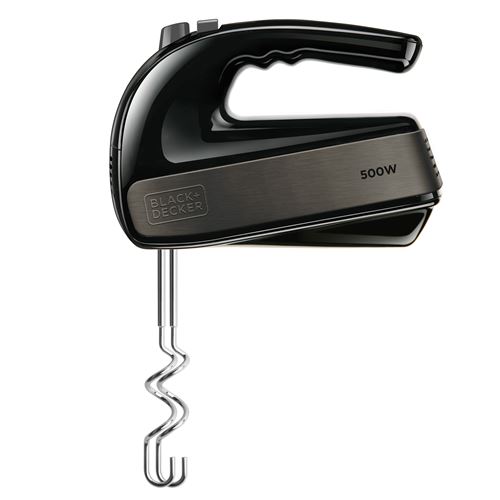 Batteur Black et Decker BXMX500E 500 W Noir et Argent