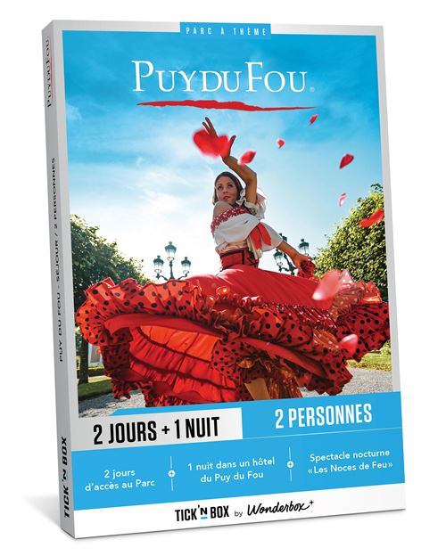 Coffret Cadeau Tick’nBox Puy de Fou Classic Séjour