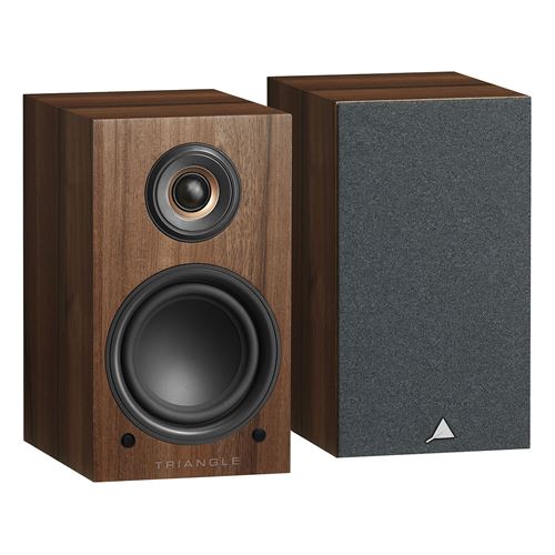 Tran Enceintes Connectées Hi-Fi Triangle Elara Ln01A Chataignier Vendues À La Paire