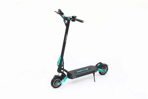 Trottinette électrique Vsett 9+ PRO 21 Ah 650 W Double moteur Bleu et Noir