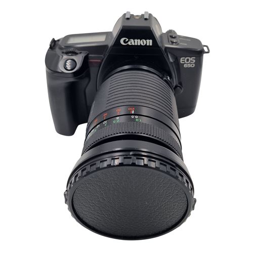 Appareil photo argentique Canon EOS 650 28-210mm f3.5-5.6 MC Noir Reconditionné