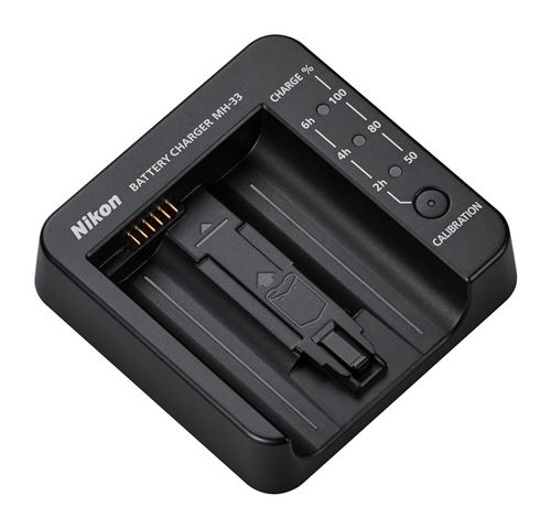 Nikon Noir Chargeur Compact Mh-33 Pour Batterie En-El 18D