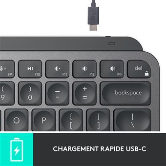 Clavier sans fil Qwerty Logitech MX Keys Mini Graphite