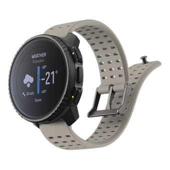 Montre connectée Suunto Vertical Black Sand avec bracelet silicone Beige