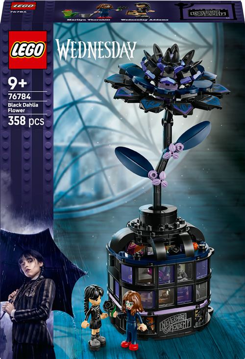 LEGO® Wednesday 76784 Le dahlia noir
