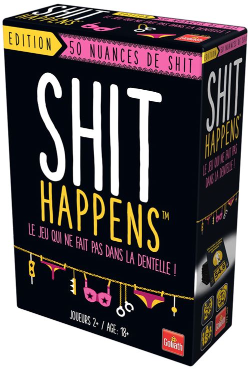Jeu d'ambiance Goliath Shit Happens Edition 50 Nuances de Shit