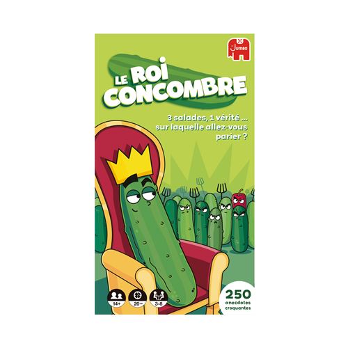 LE ROI CONCOMBRE Jeu de société DUJARDIN Identifiez les anecdotes authentiques dans ce jeu de réflexion amusant !
