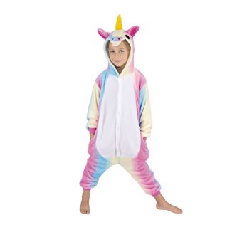 Déguisement enfant Cesar Licorne Arc-en-ciel Taille XS 4/6 ans