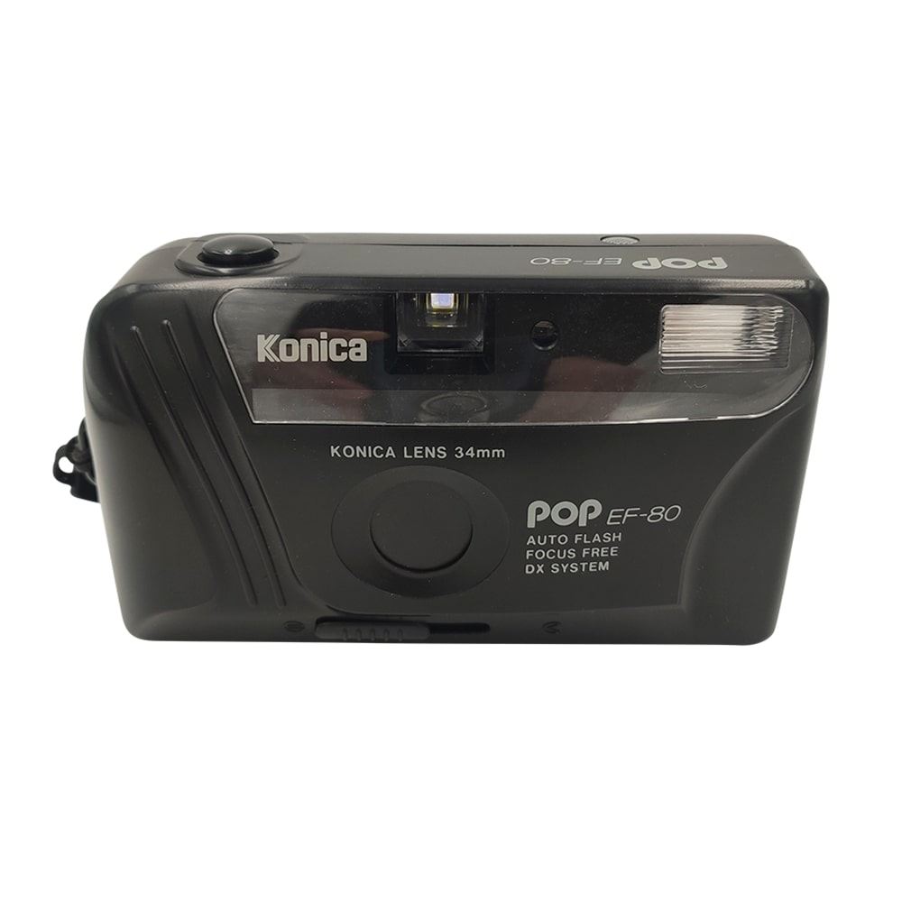 Appareil photo argentique Konica Pop EF-80 Reconditionné Noir ...