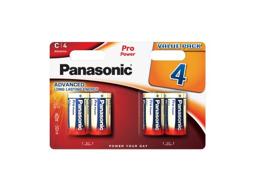 Pack de 4 piles Panasonic LR14 C x4 Pro Power