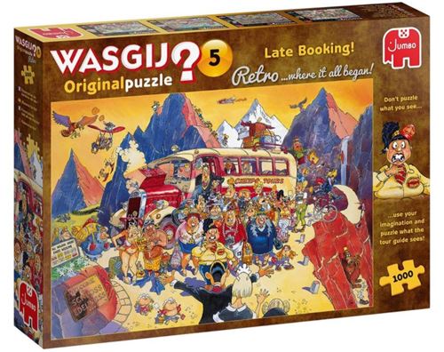 Puzzle 1000 pièces Diset Wasgij Retro Original 5 Late Booking !