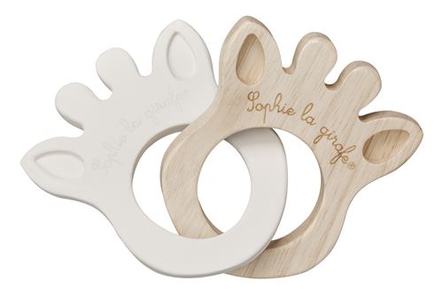 2 Anneaux de dentition Sophie La Girafe Rubber&Wood
