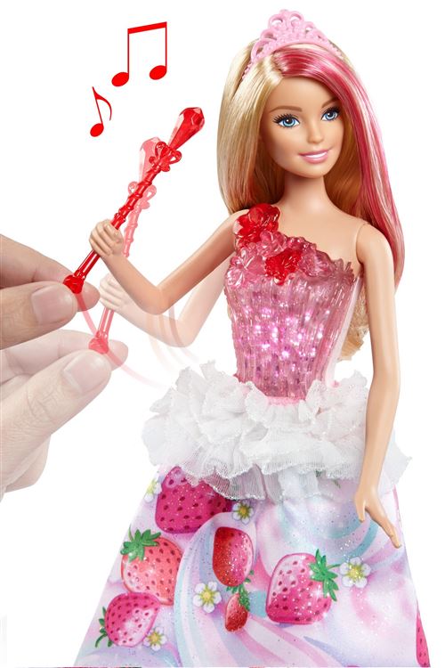 Poupee Barbie Princesse Bonbons Sons Et Lumieres Poupee Achat Prix Fnac