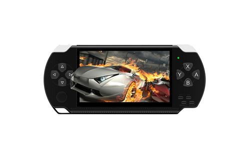 Portable de poche 4,3 pouces console de jeux vidéo jeu intégré classique 2000 jeu - noir