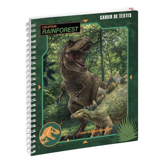 Cahier de texte Clairefontaine Collection Jurassic World Dinos - 1