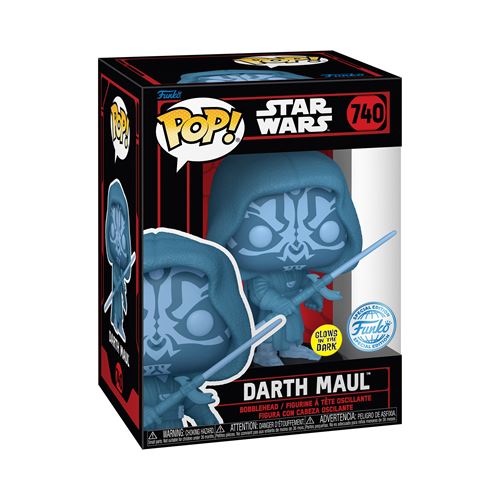 Funko Pop! Star Wars: Darth Maul Darkside - (Holo) - Brilla en la Oscuridad - ¡Colecciónalo ahora!