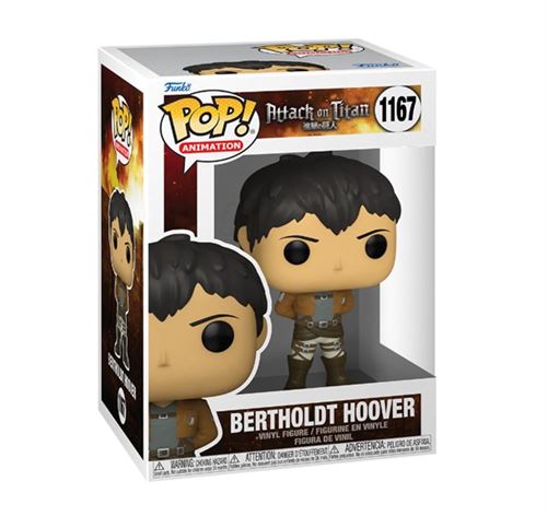 Acheter Figurine Funko Pop Animation Attack on Titan Bertholdt Hoover État correct - 17,43 € Figurine Funko Pop Animation Attack on Titan Bertholdt Hoover État correct - reconditionné disponible sur Fnac