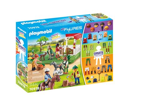 Playmobil 70978 My Figures Ranch Équestre
