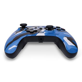 Manette filaire améliorée pour Xbox Series X/S PowerA Camouflage bleu