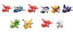 Pack de 2 figurines Super Wings Transform-A-Bot Saison 1 et 2 Modèle aléatoire