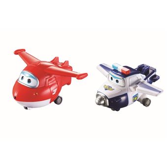 Pack de 2 figurines Super Wings Transform-A-Bot Saison 1 et 2 Modèle aléatoire