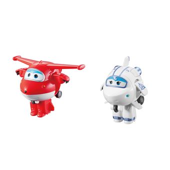 Pack de 2 figurines Super Wings Transform-A-Bot Saison 1 et 2 Modèle aléatoire