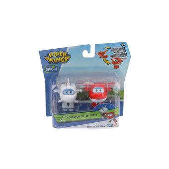 Pack de 2 figurines Super Wings Transform-A-Bot Saison 1 et 2 Modèle aléatoire