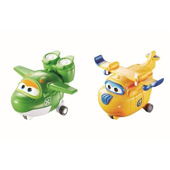 Pack de 2 figurines Super Wings Transform-A-Bot Saison 1 et 2 Modèle aléatoire