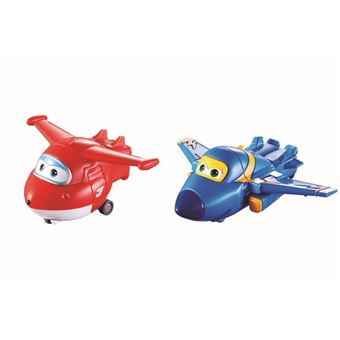 Pack de 2 figurines Super Wings Transform-A-Bot Saison 1 et 2 Modèle aléatoire