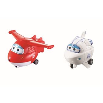 Pack de 2 figurines Super Wings Transform-A-Bot Saison 1 et 2 Modèle aléatoire