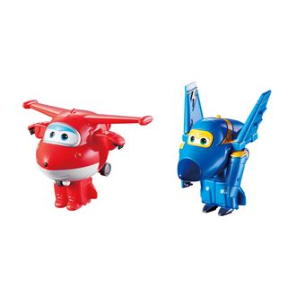 Pack de 2 figurines Super Wings Transform-A-Bot Saison 1 et 2 Modèle aléatoire