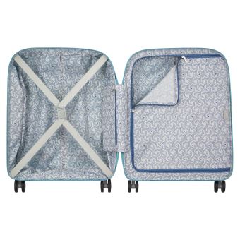 Valise cabine à 4 roues Delsey Clavel Taille S 55 cm Gris Bleu