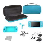 Pack Alpha Omega Players Nintendo Switch Lite Mega Starter Extreme 12 en 1 Bleu