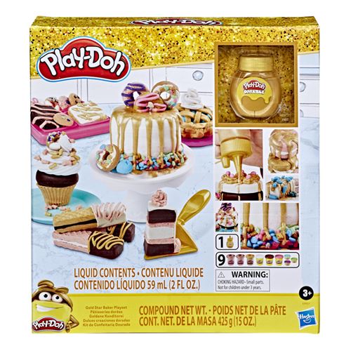 Pate A Modeler Play Doh Patisseries Dorees Pate A Modeler Achat Prix Fnac