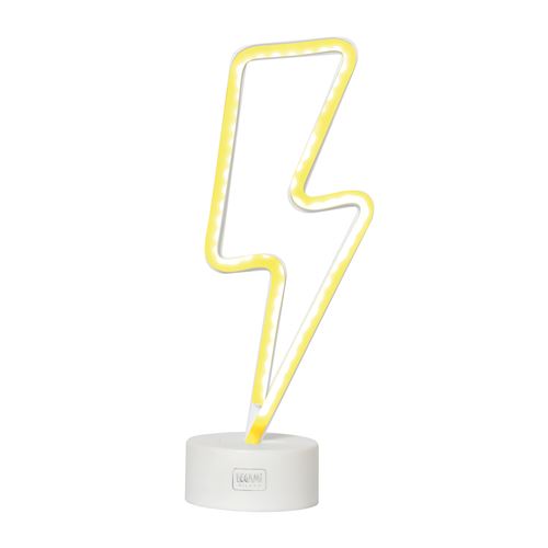 Lampe à LED à effet Néon Legami Flash Jaune et Blanc
