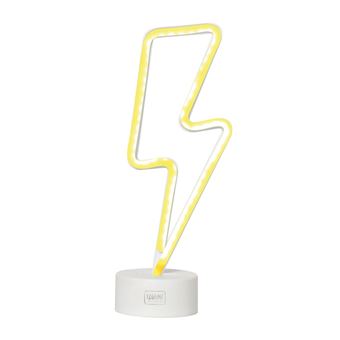 Lampe à LED à effet Néon Legami Flash Jaune et Blanc