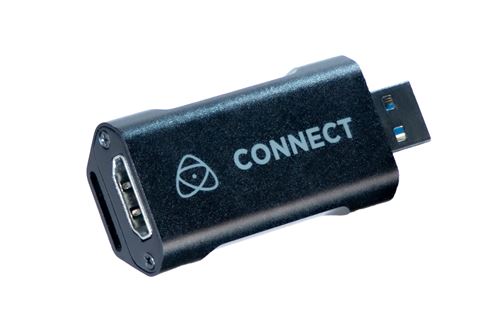 Convertisseur HDMI vers USB Atomos Connect 2 pour la capture vidéo et audio 4K Gris