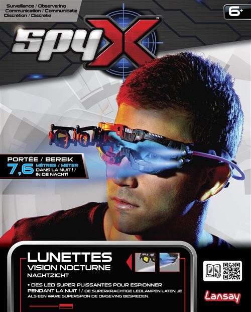 Lunettes de vision nocturne - LEXIBOOK - Spy Mission - LED