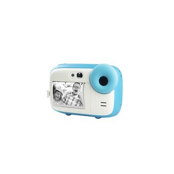 Agfa photo pack realikids instant cam + 6 rouleaux papier thermique atp3wh  supplémentaires - appareil photo instantané enfant, ecran lcd 2,4',  batterie lithium, miroir selfie et filtre photo - bleu - Conforama